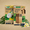 Absorbeur d'humidité en bois BALI + 5 galets Fleur de Bali