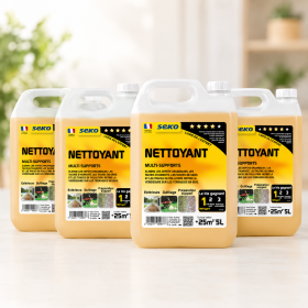 Lot de 4 bidons de Nettoyant multisupport 5L