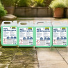 Lot de 4 bidons anti-dépôts verts 5L