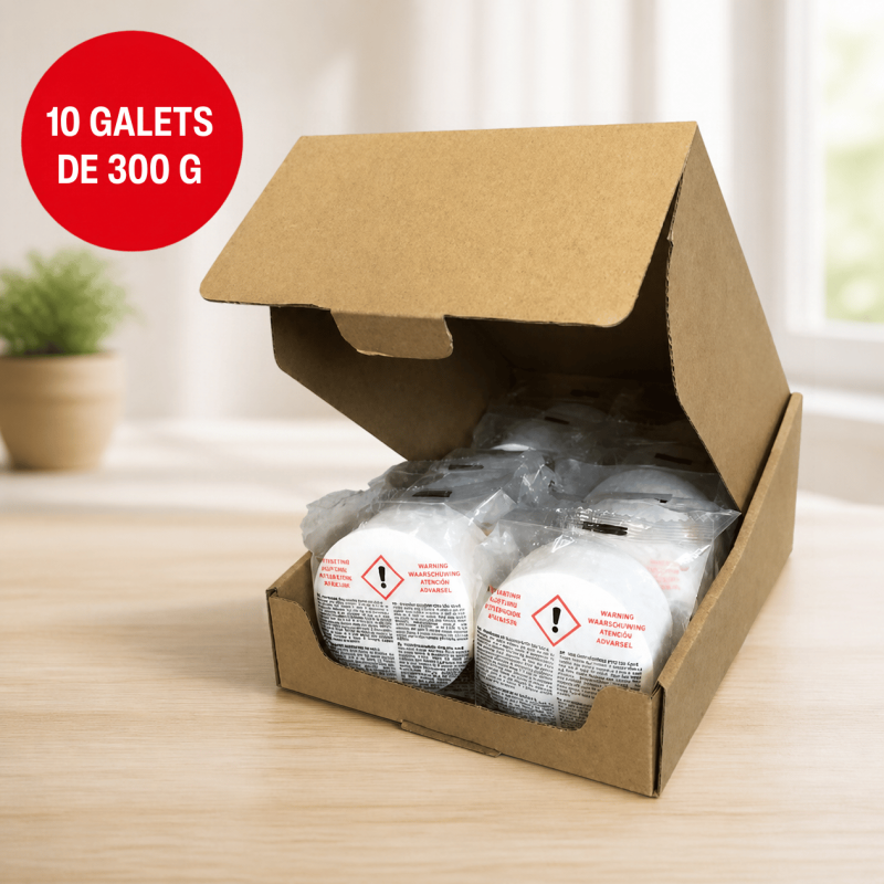 DESTOCKAGE - Boîte de 10 galets 300g neutre second choix